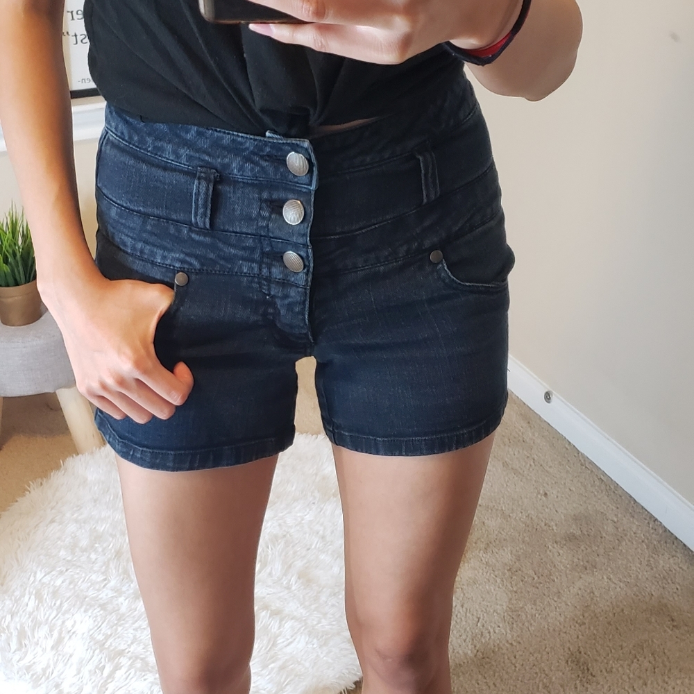High waisted shorts